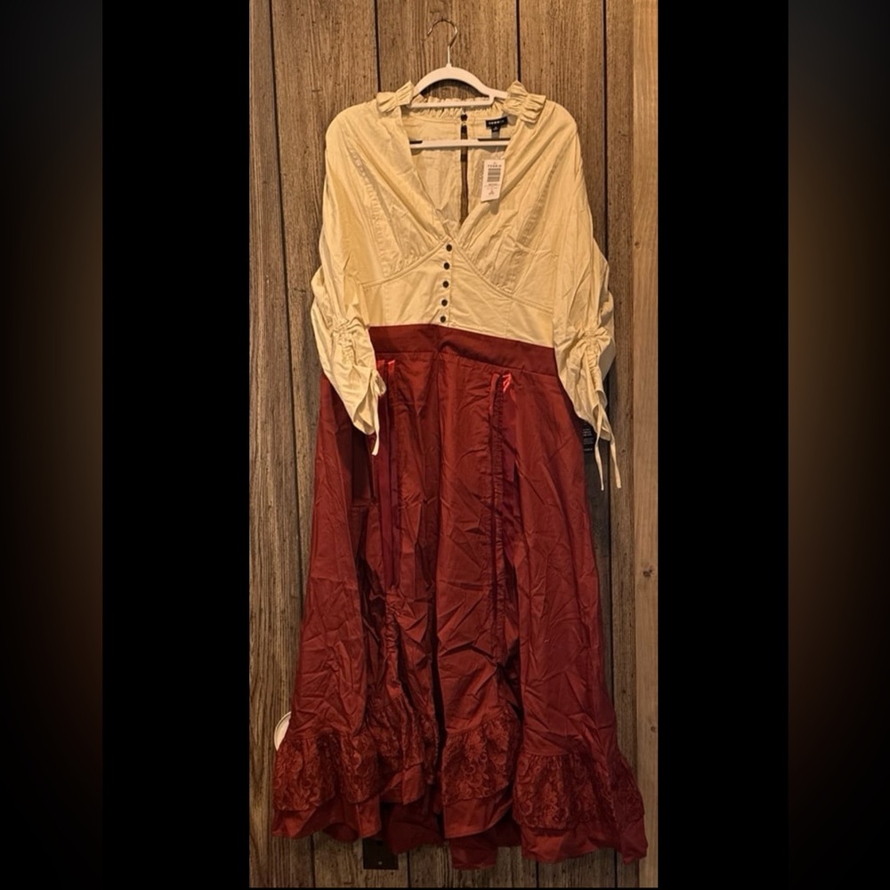 Torrid Poplin Steampunk Dress